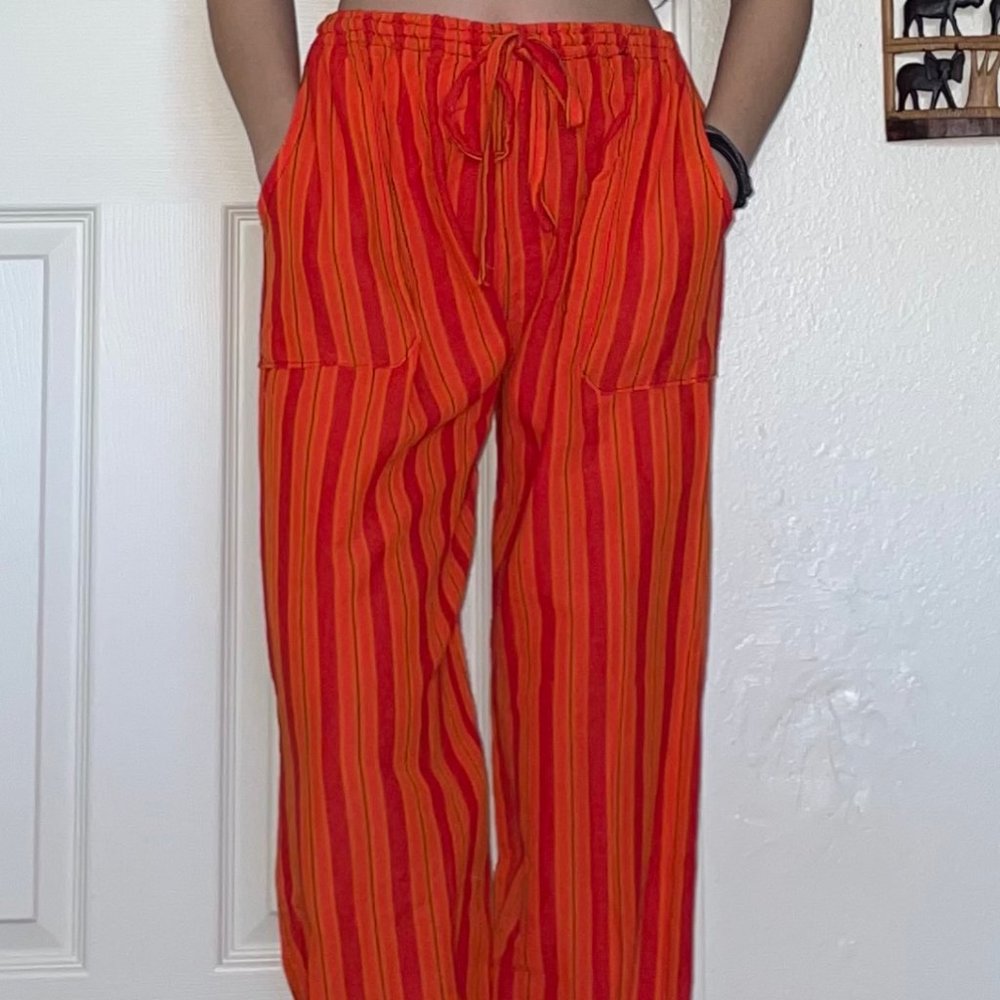 Handmade striped pants